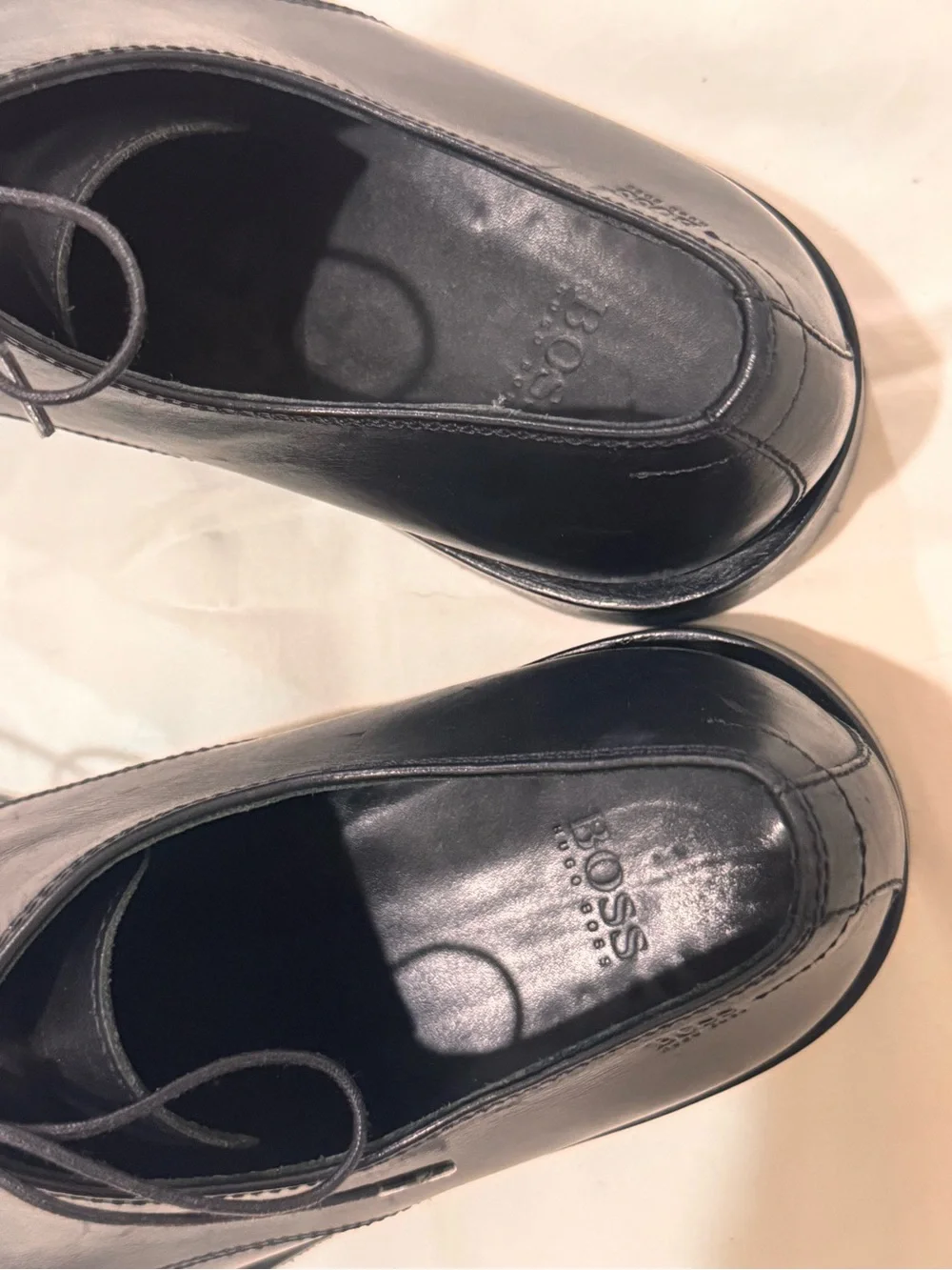 Boss Hugo Boss Men’s lace-up derby shoe US 7 black